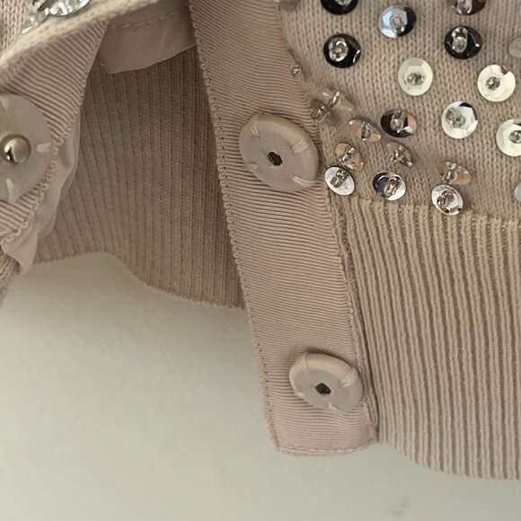 NWT White House Black Market Sequin Sweat Holidays NYE New Years Size Med - Picture 3 of 6